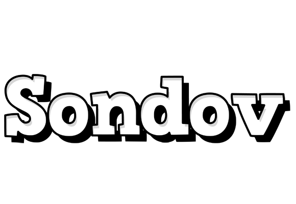 Sondov snowing logo