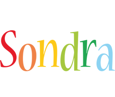 Sondra birthday logo