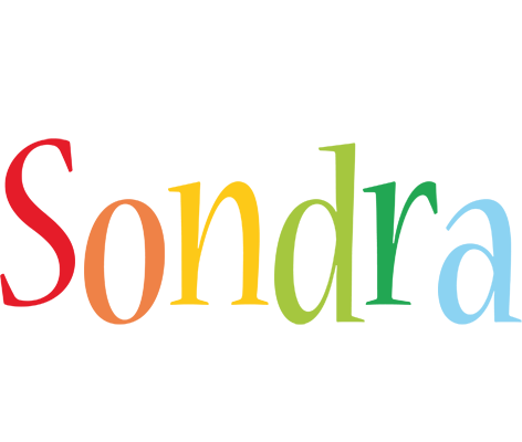 Sondra birthday logo