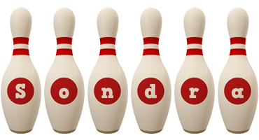 Sondra bowling-pin logo