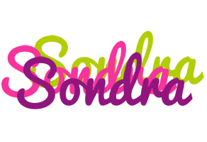 Sondra flowers logo