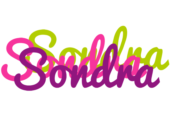 Sondra flowers logo