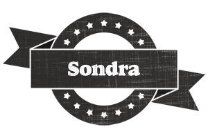 Sondra grunge logo