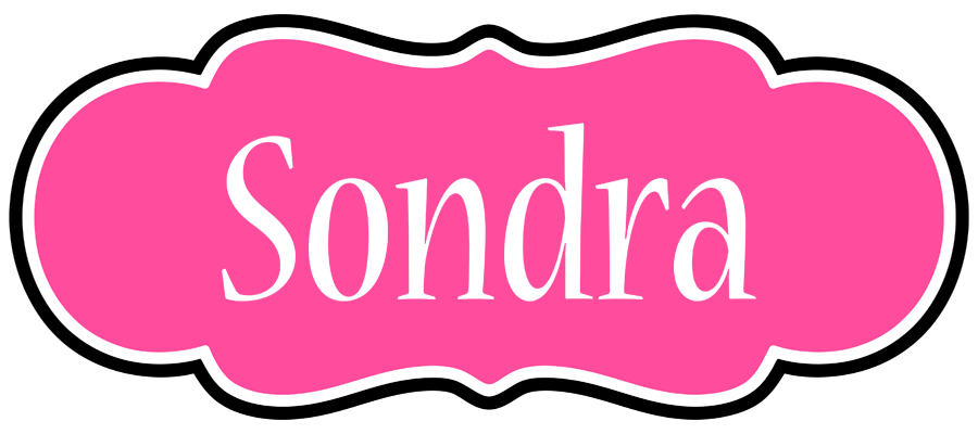 Sondra invitation logo