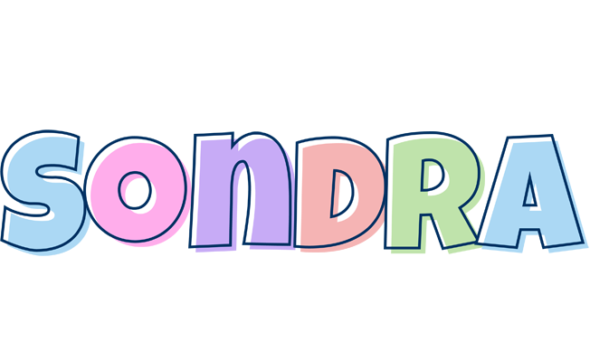 Sondra pastel logo