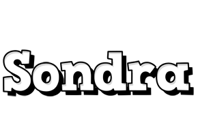 Sondra snowing logo