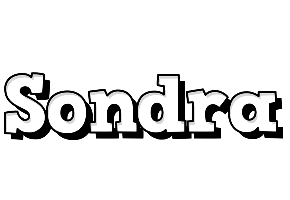 Sondra snowing logo
