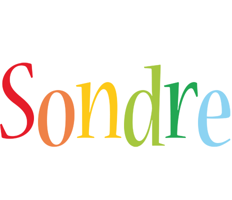 Sondre birthday logo
