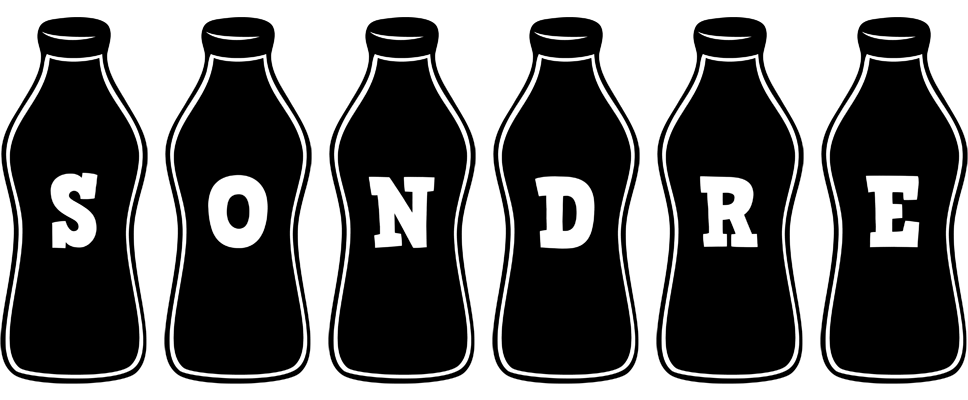 Sondre bottle logo