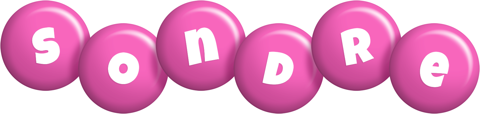 Sondre candy-pink logo