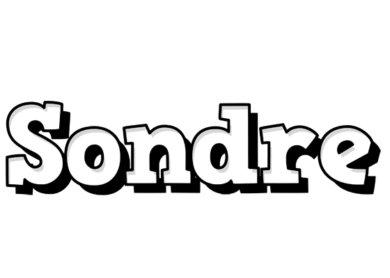 Sondre snowing logo