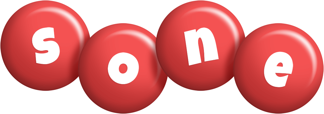 Sone candy-red logo