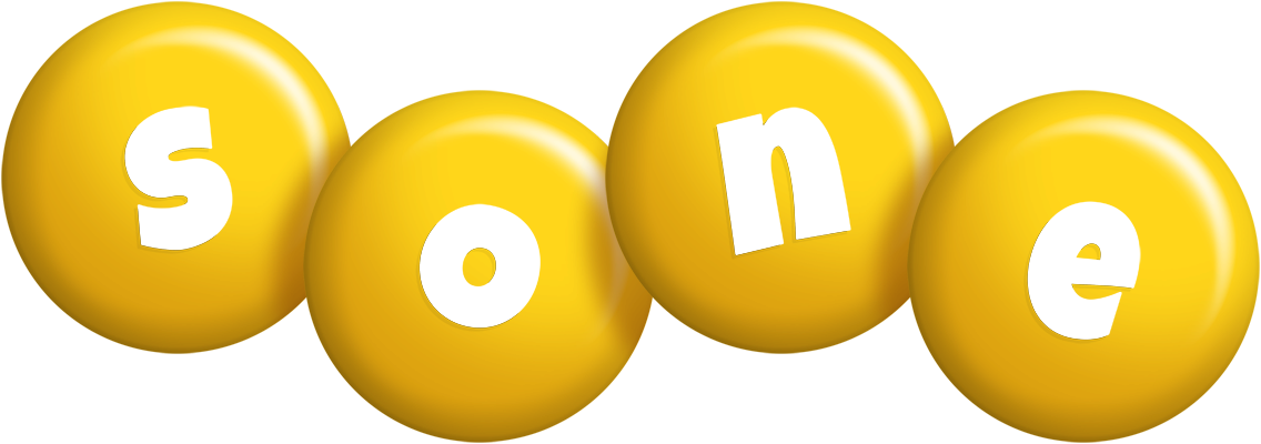 Sone candy-yellow logo