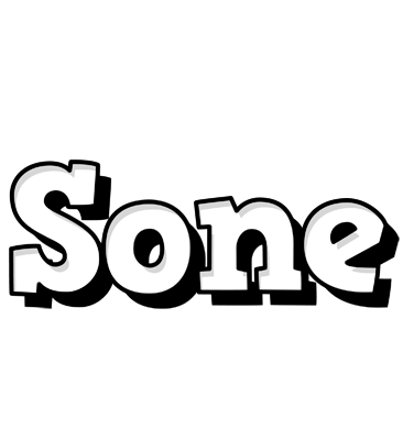 Sone snowing logo