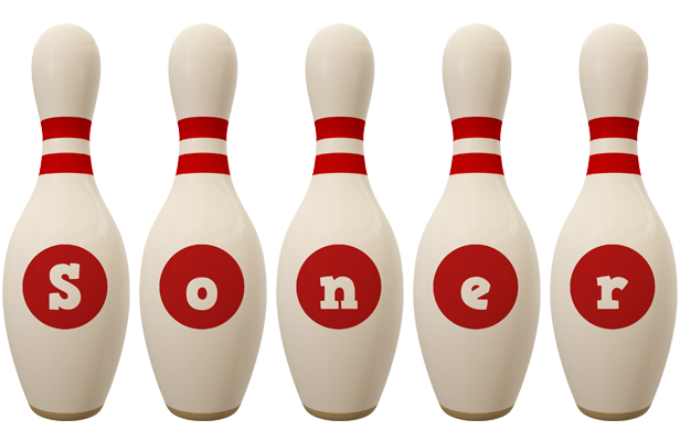 Soner bowling-pin logo
