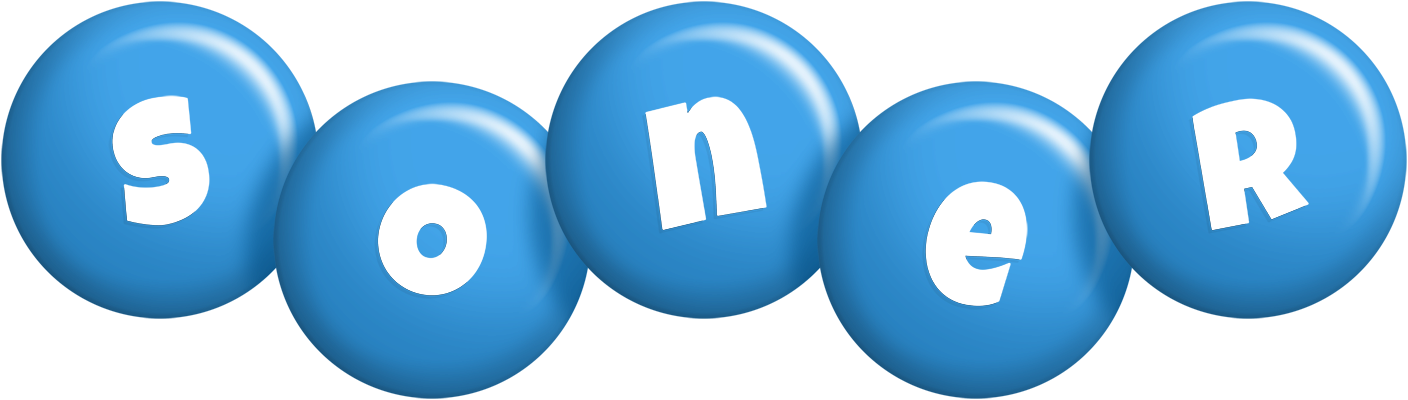 Soner candy-blue logo