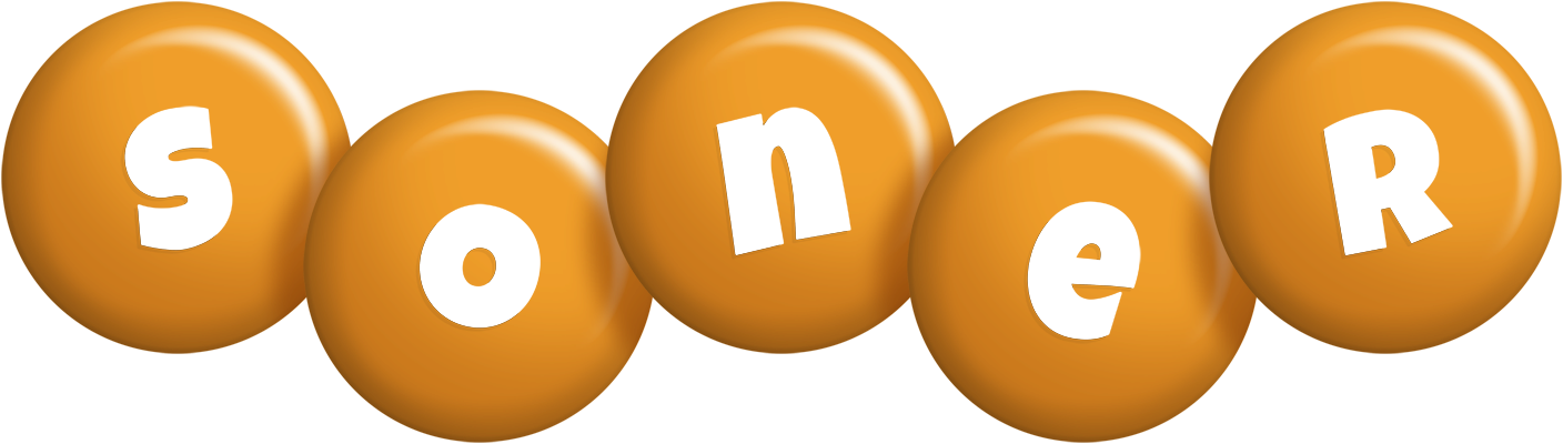 Soner candy-orange logo