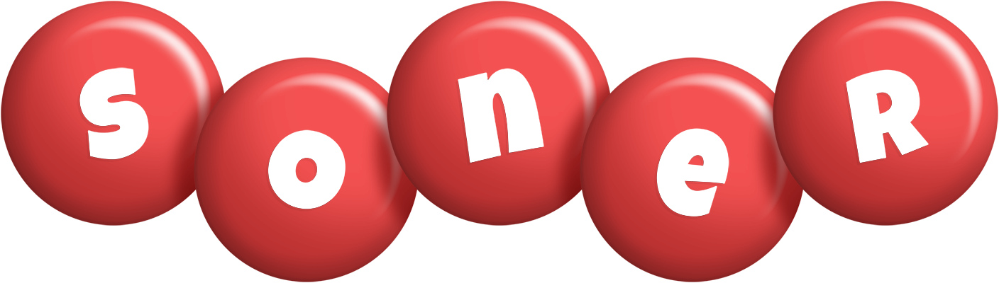 Soner candy-red logo