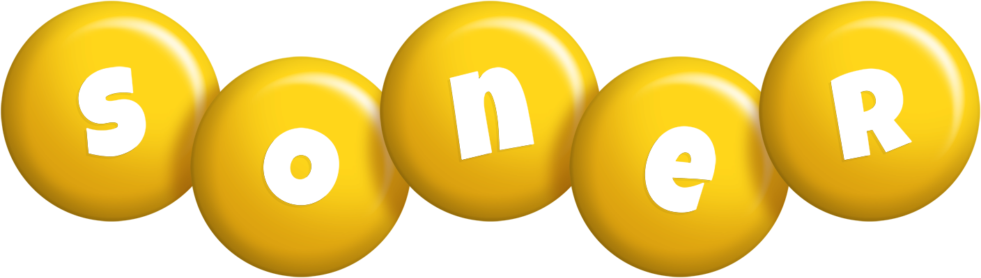 Soner candy-yellow logo