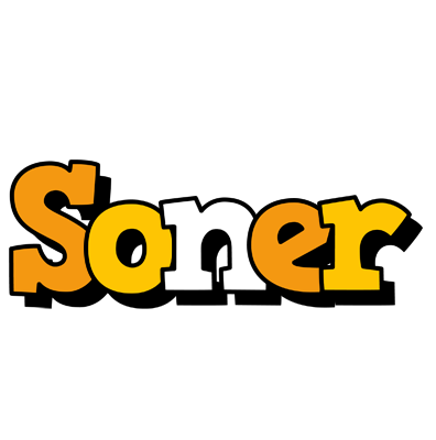 Soner cartoon logo
