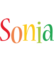 Sonia birthday logo