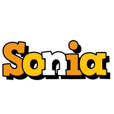 Sonia cartoon logo