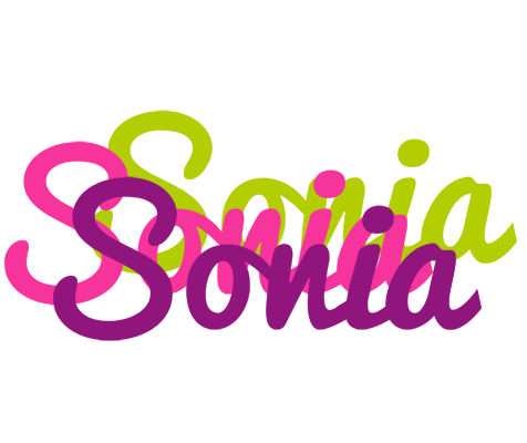 Sonia flowers logo
