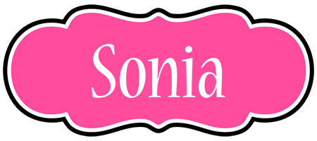 Sonia invitation logo