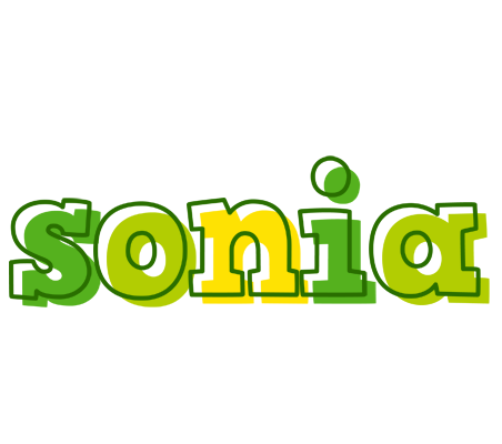 Sonia juice logo