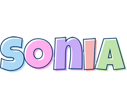 Sonia pastel logo