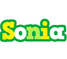 Sonia soccer logo