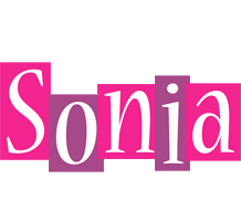 Sonia whine logo
