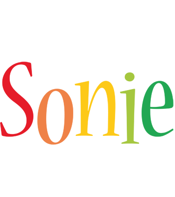 Sonie birthday logo