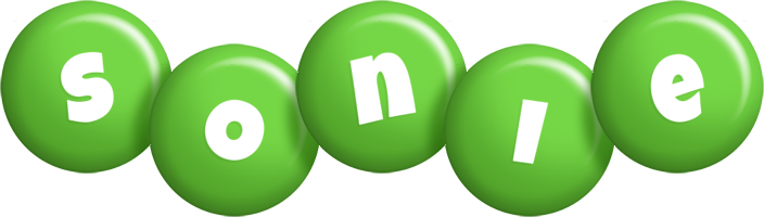 Sonie candy-green logo