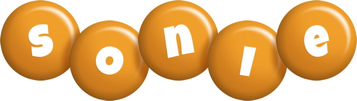 Sonie candy-orange logo