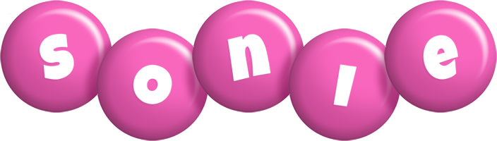 Sonie candy-pink logo