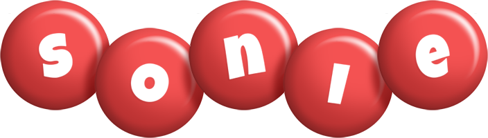 Sonie candy-red logo