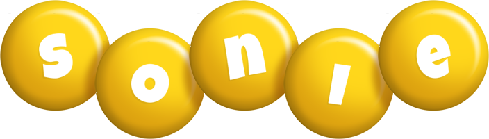 Sonie candy-yellow logo