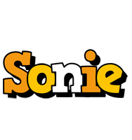 Sonie cartoon logo