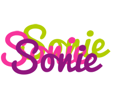 Sonie flowers logo