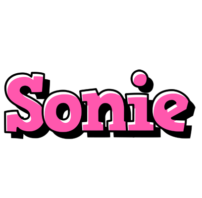 Sonie girlish logo