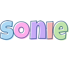 Sonie pastel logo