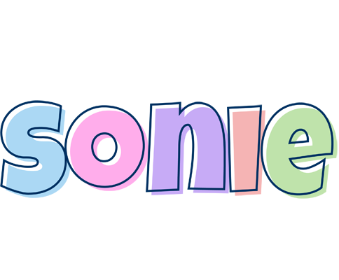 Sonie pastel logo