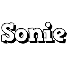 Sonie snowing logo