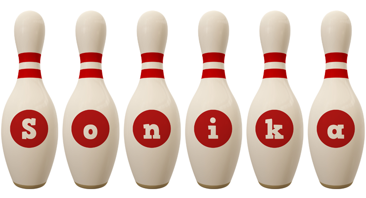 Sonika bowling-pin logo