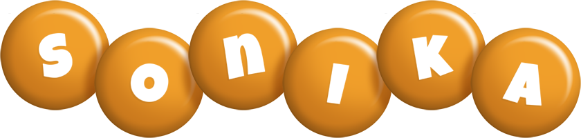 Sonika candy-orange logo