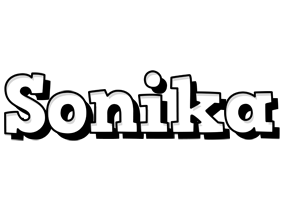 Sonika snowing logo