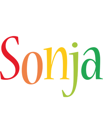 Sonja birthday logo