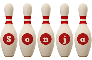 Sonja bowling-pin logo