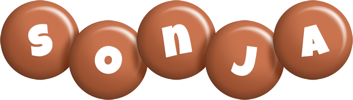 Sonja candy-brown logo